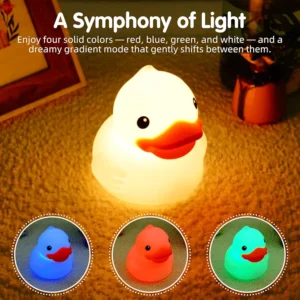 Cute Duck Silicone Night Lamp
