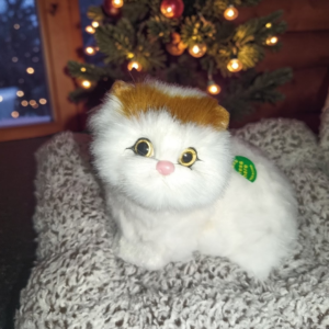 Sitting Kitten Touch Sound Toy