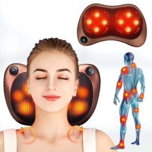 Electric Neck & Shoulder Massager Pillow with Heat
